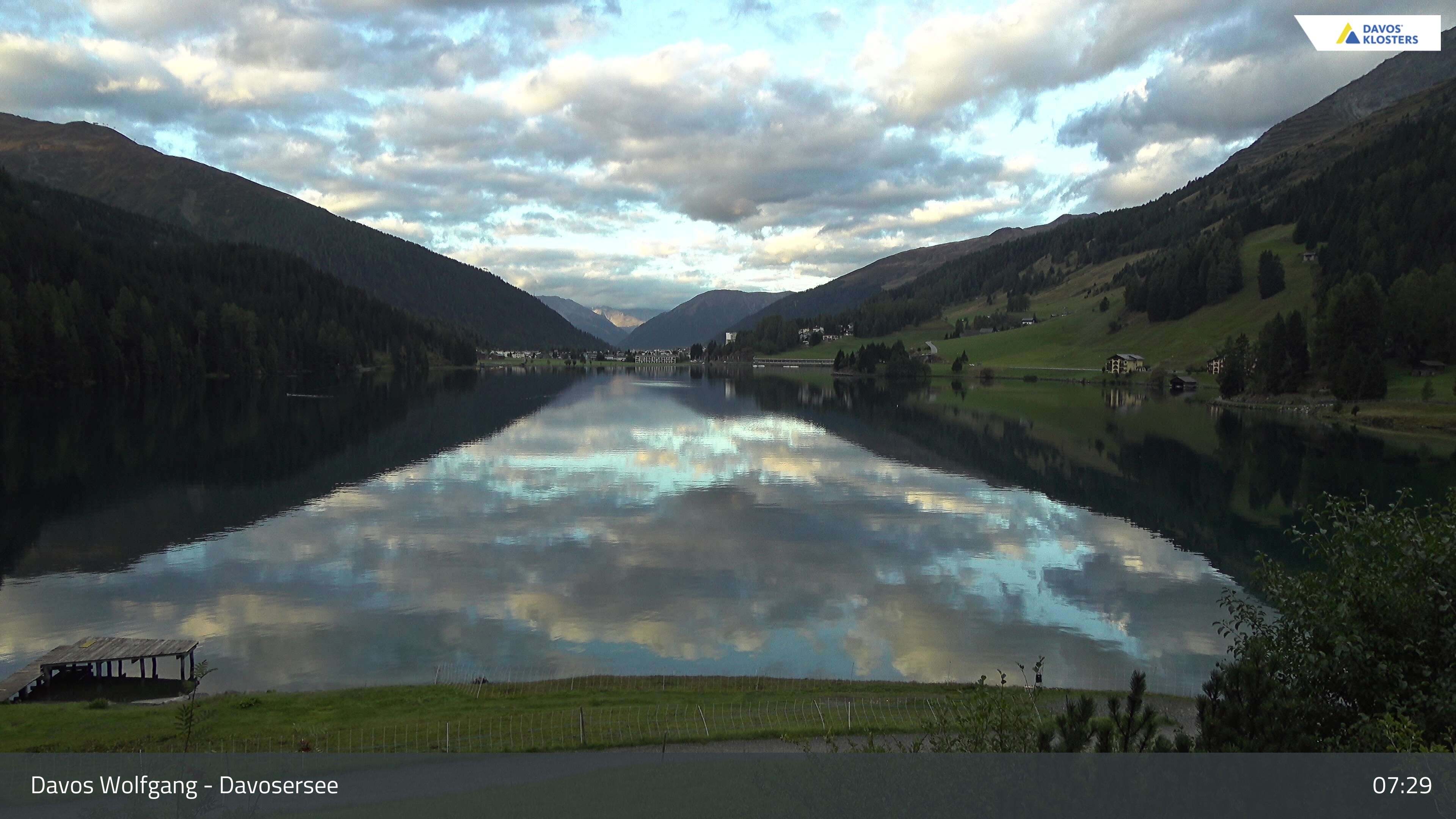 Davos › Südwesten: Alter Höhwaldsteg - Lake Davos