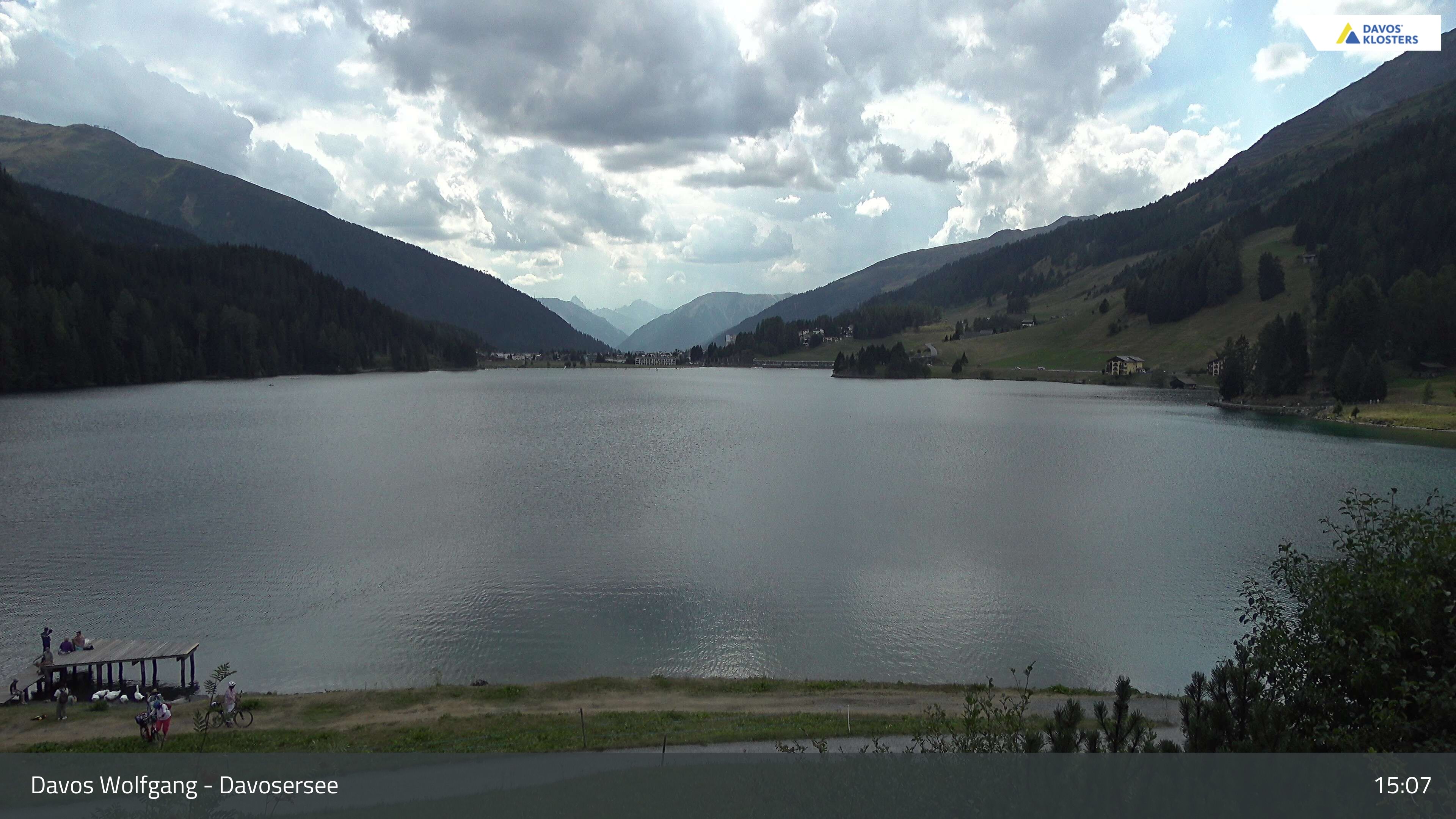 Davos › Südwesten: Alter Höhwaldsteg - Lake Davos