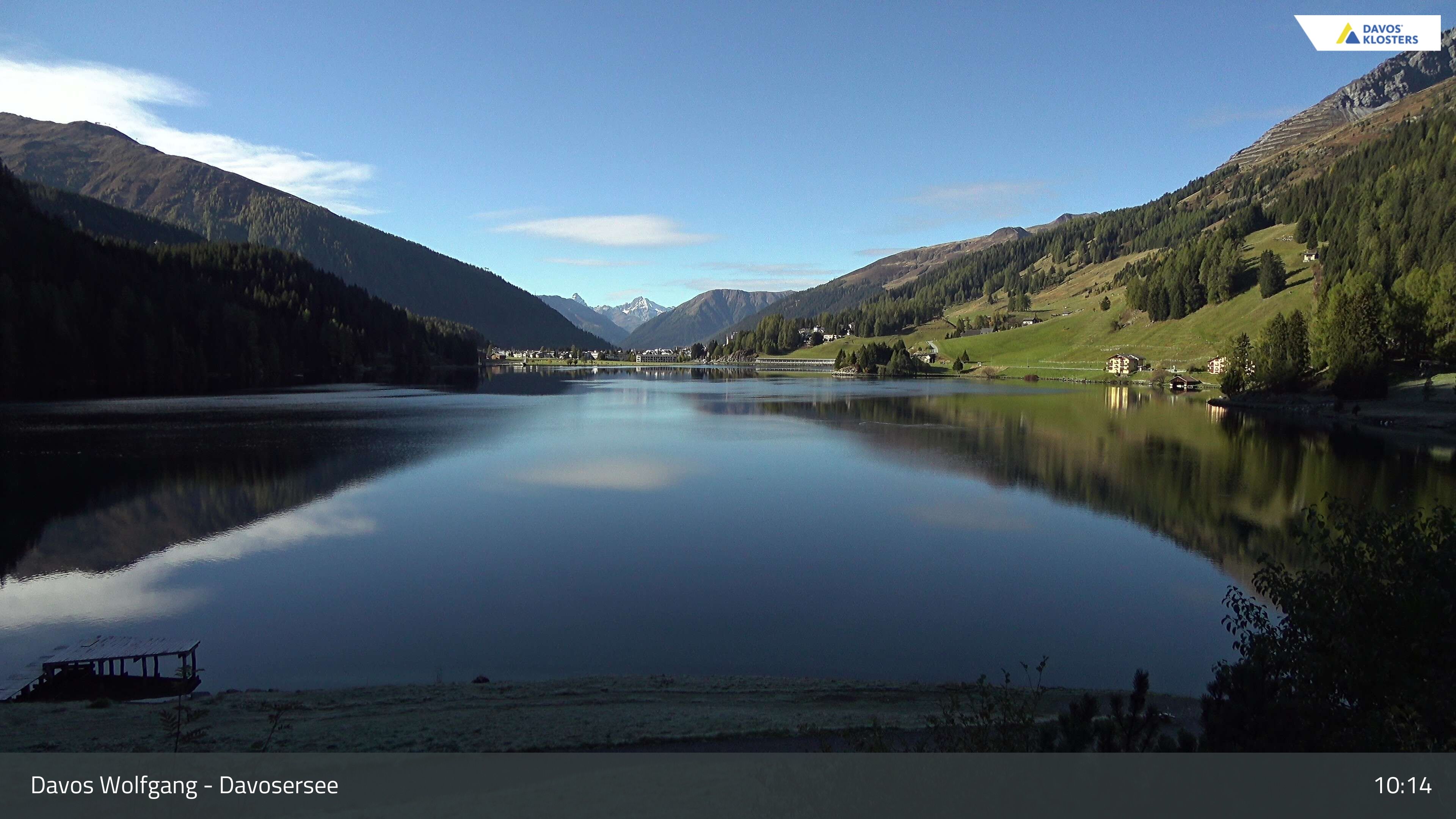Davos › Südwesten: Alter Höhwaldsteg - Lake Davos