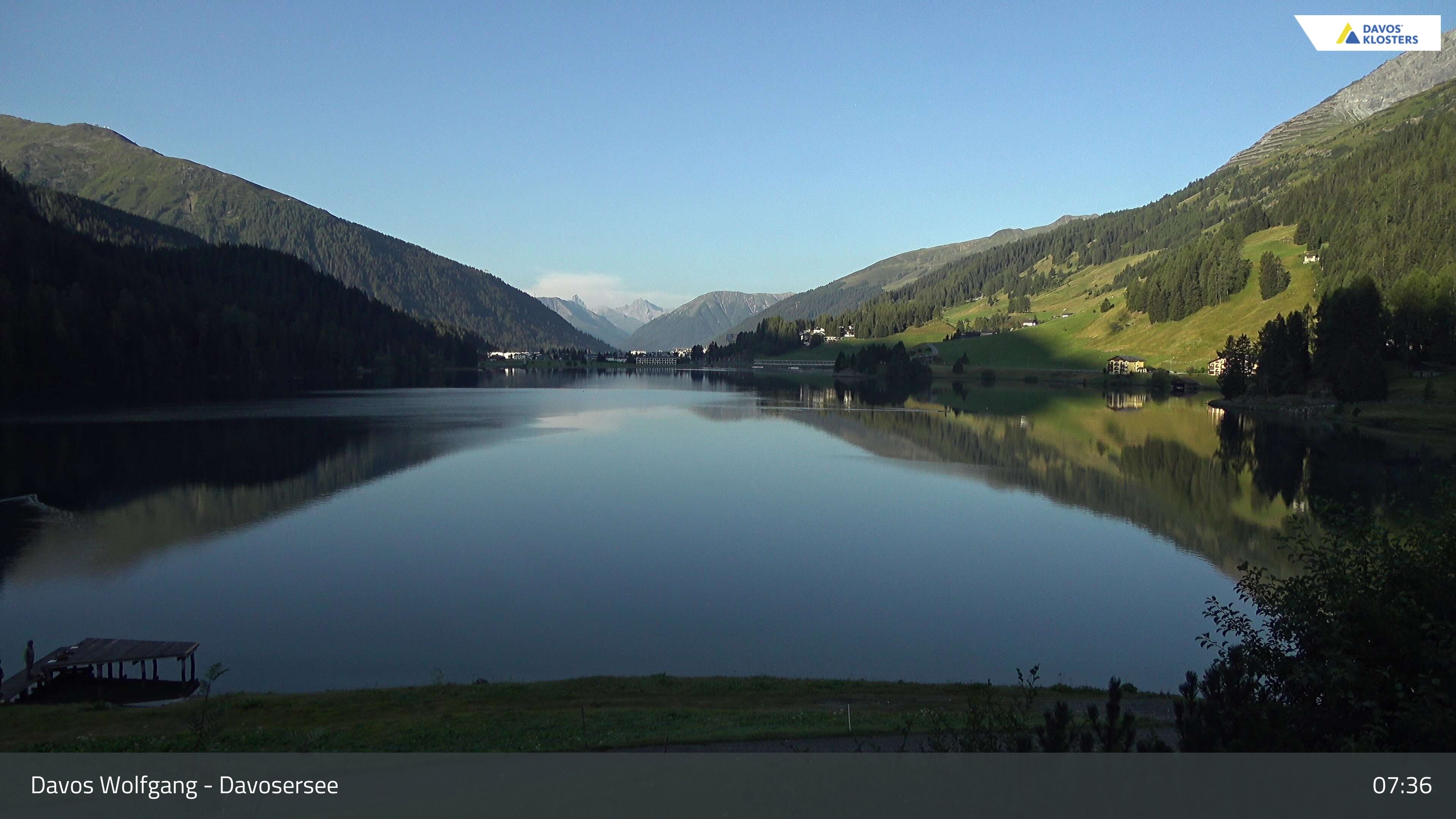 Davos › Südwesten: Alter Höhwaldsteg - Lake Davos