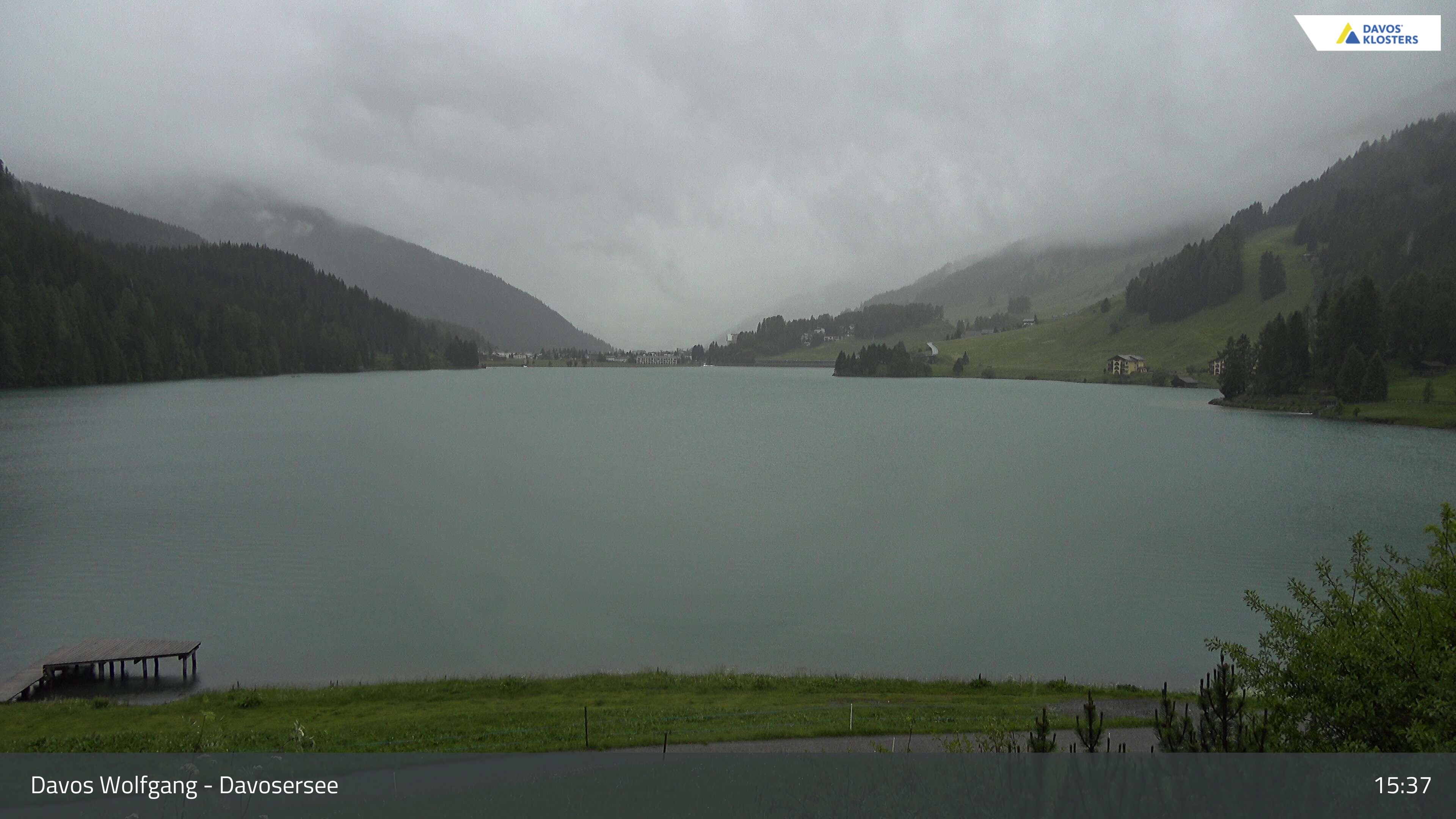Davos › Südwesten: Alter Höhwaldsteg - Lake Davos