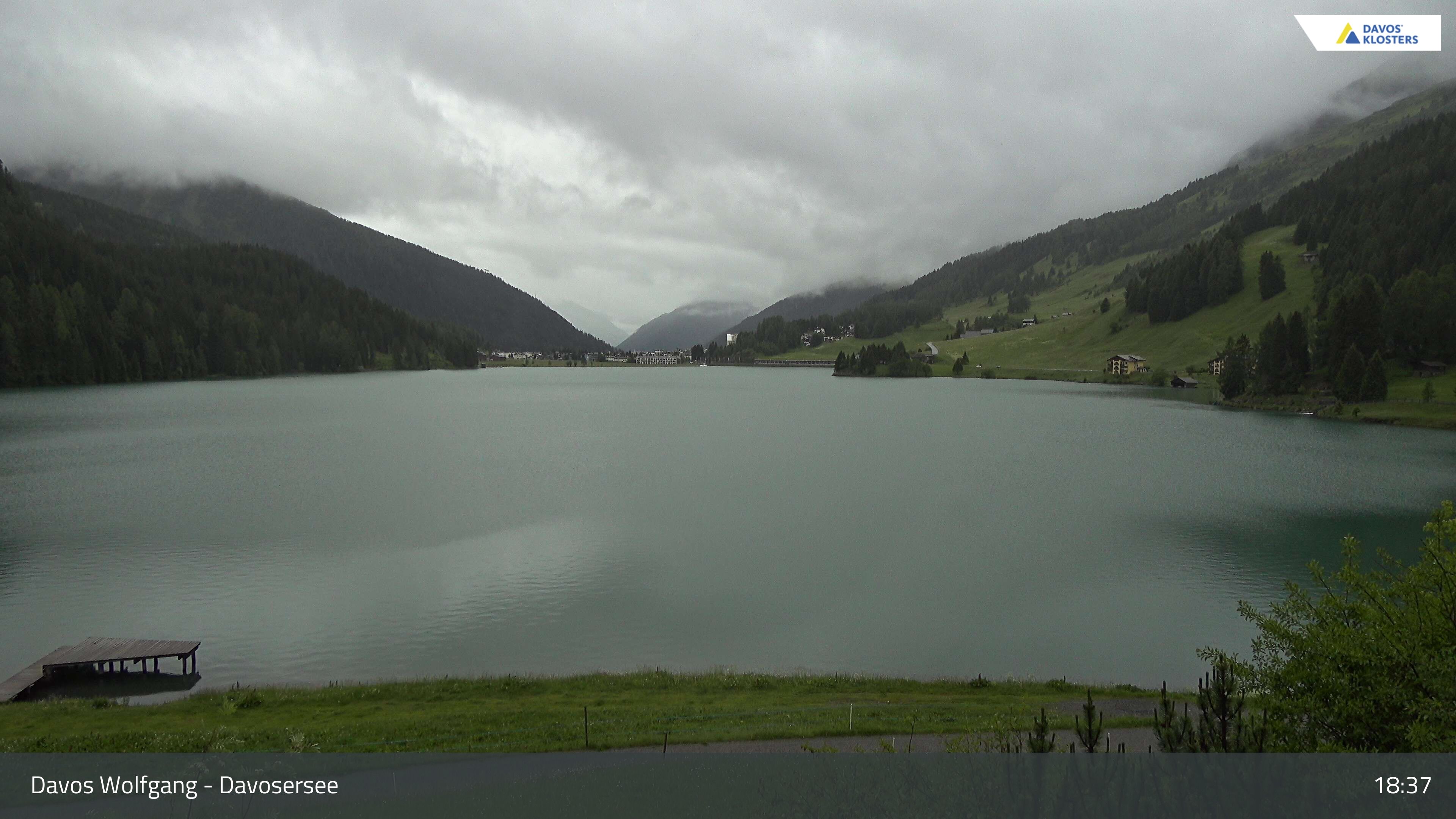 Davos › Südwesten: Alter Höhwaldsteg - Lake Davos
