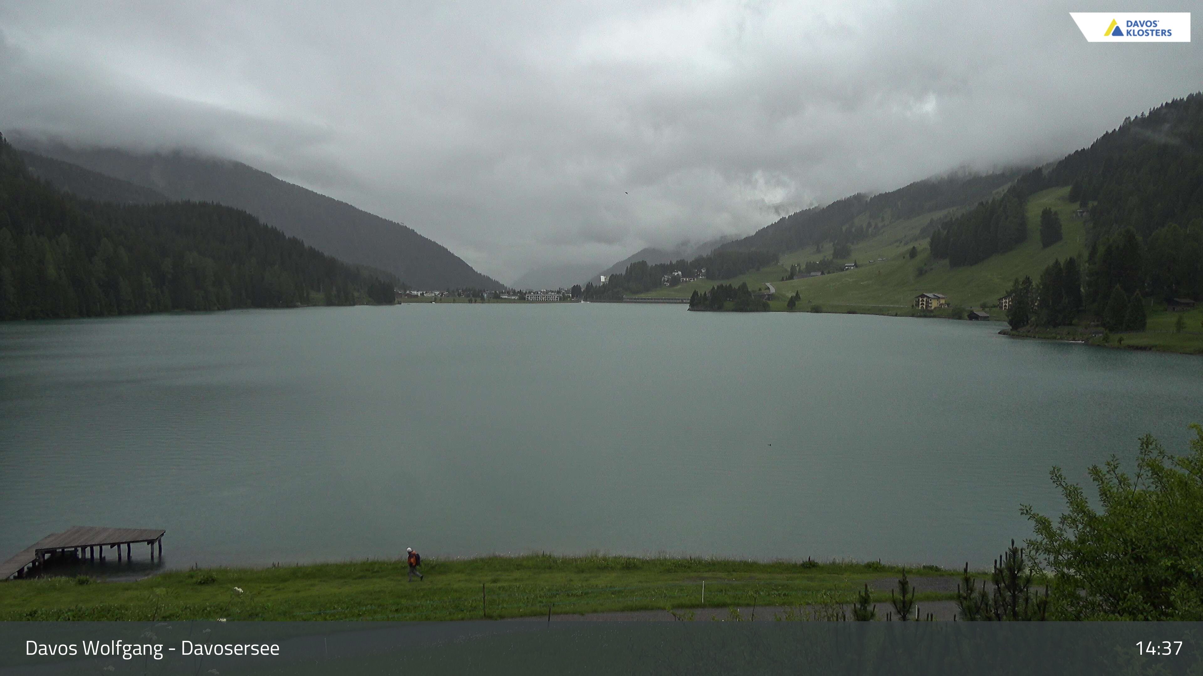 Davos › Südwesten: Alter Höhwaldsteg - Lake Davos