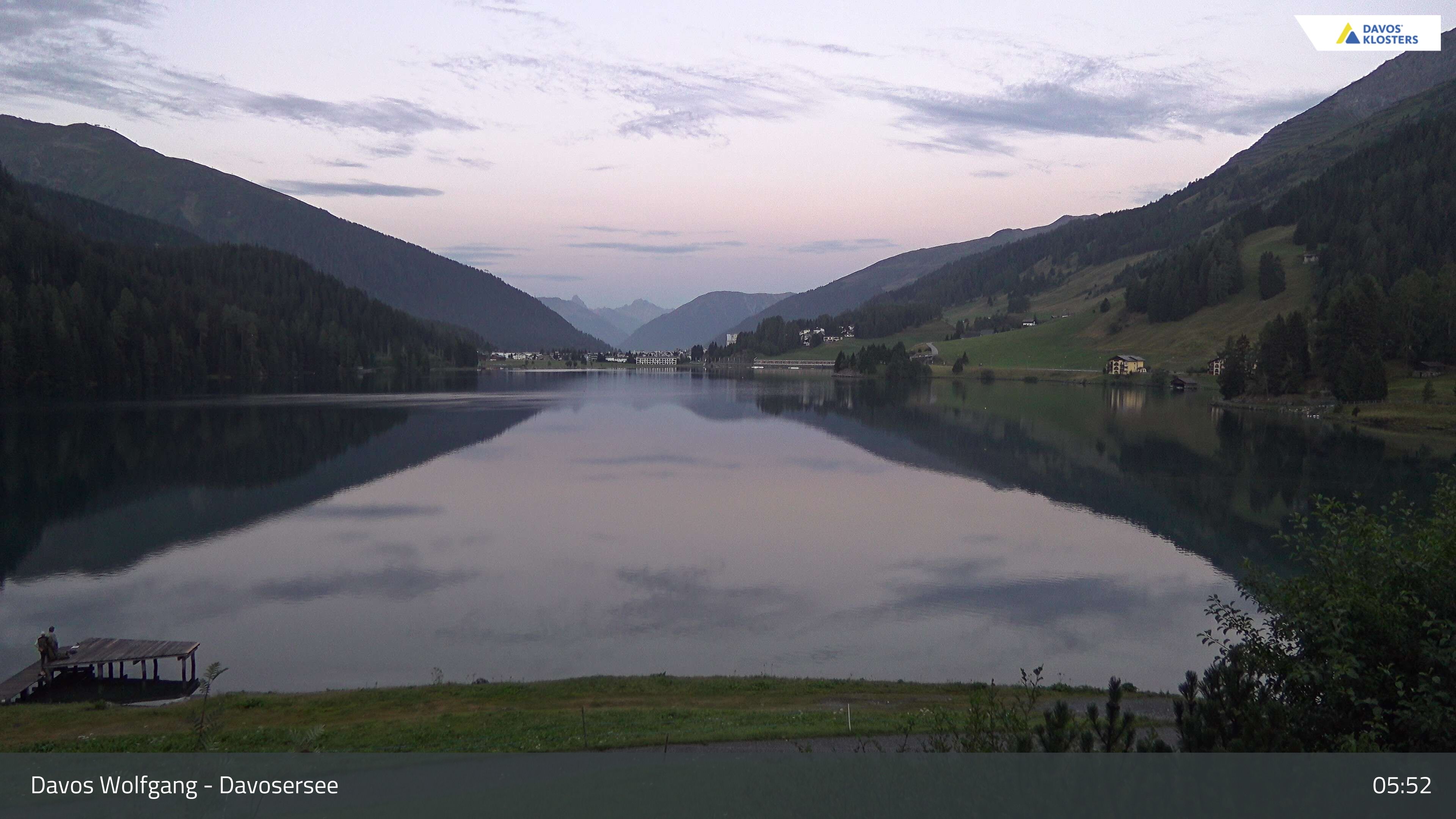 Davos › Südwesten: Alter Höhwaldsteg - Lake Davos