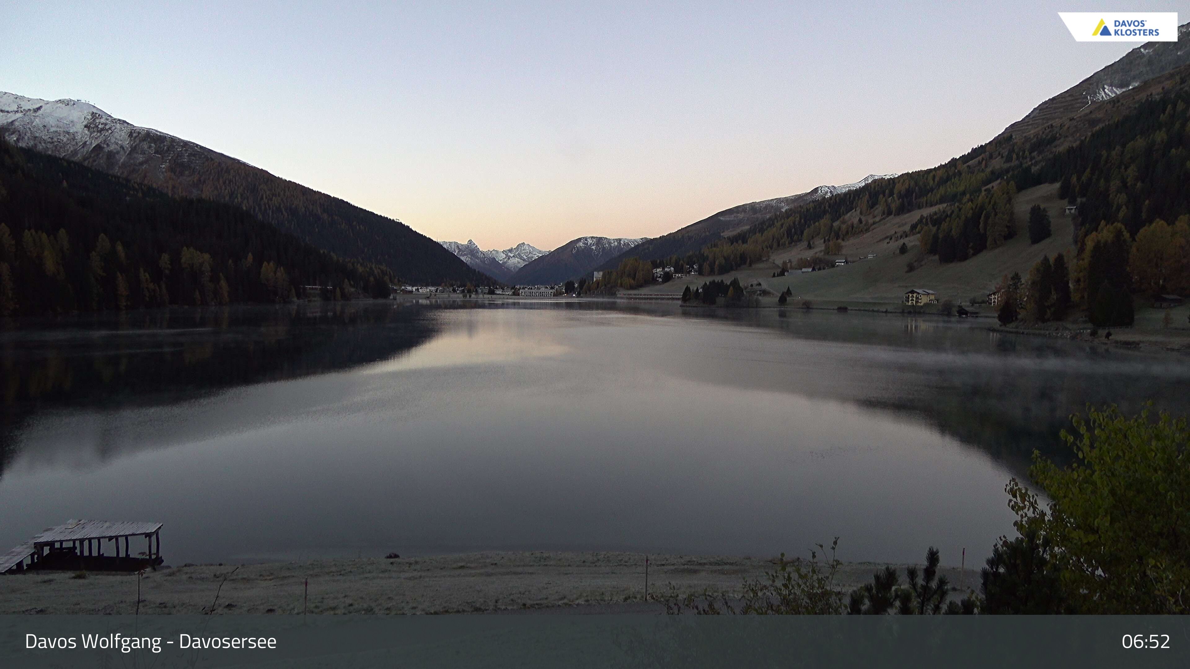 Davos › Südwesten: Alter Höhwaldsteg - Lake Davos