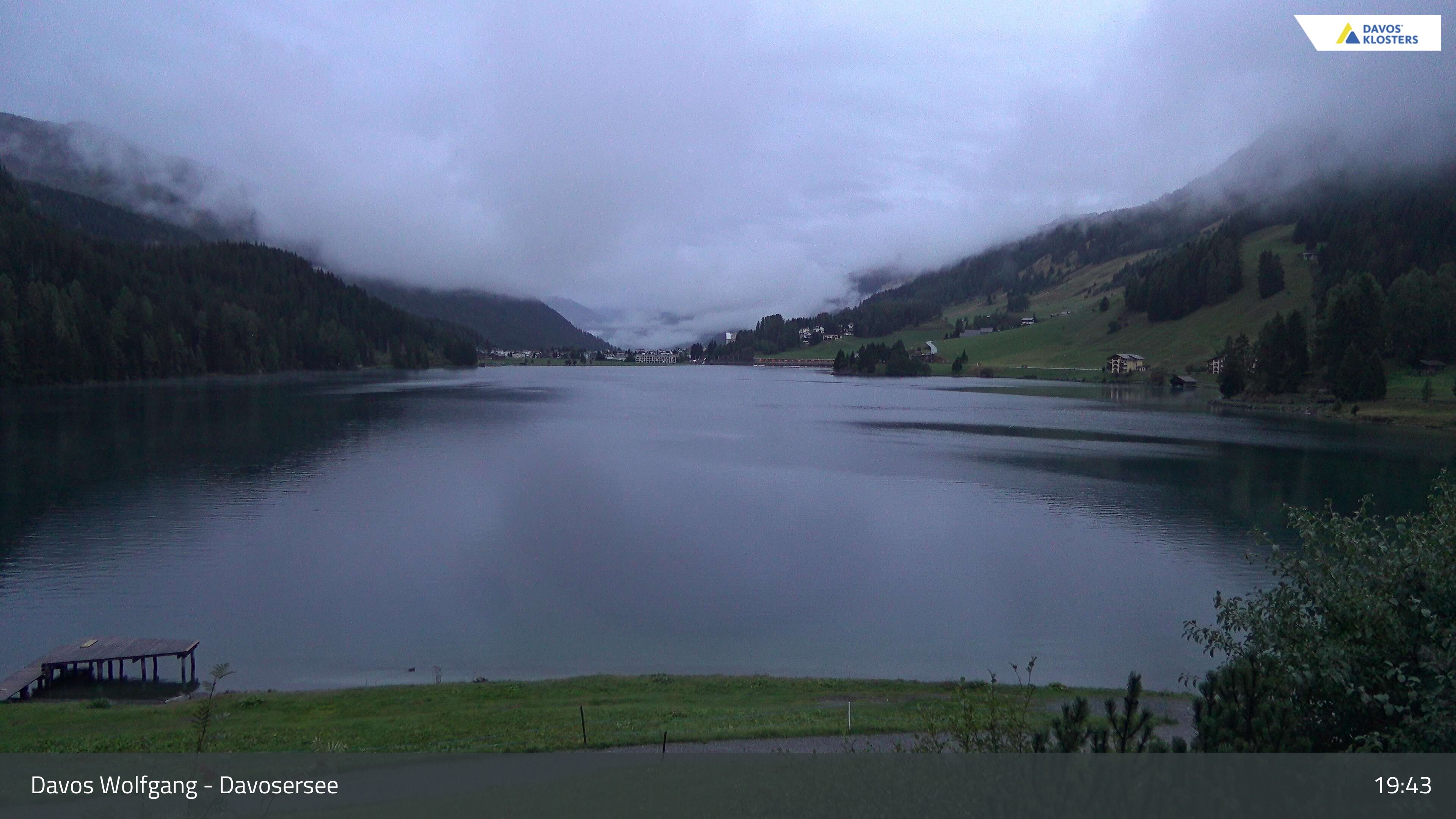 Davos › Südwesten: Alter Höhwaldsteg - Lake Davos