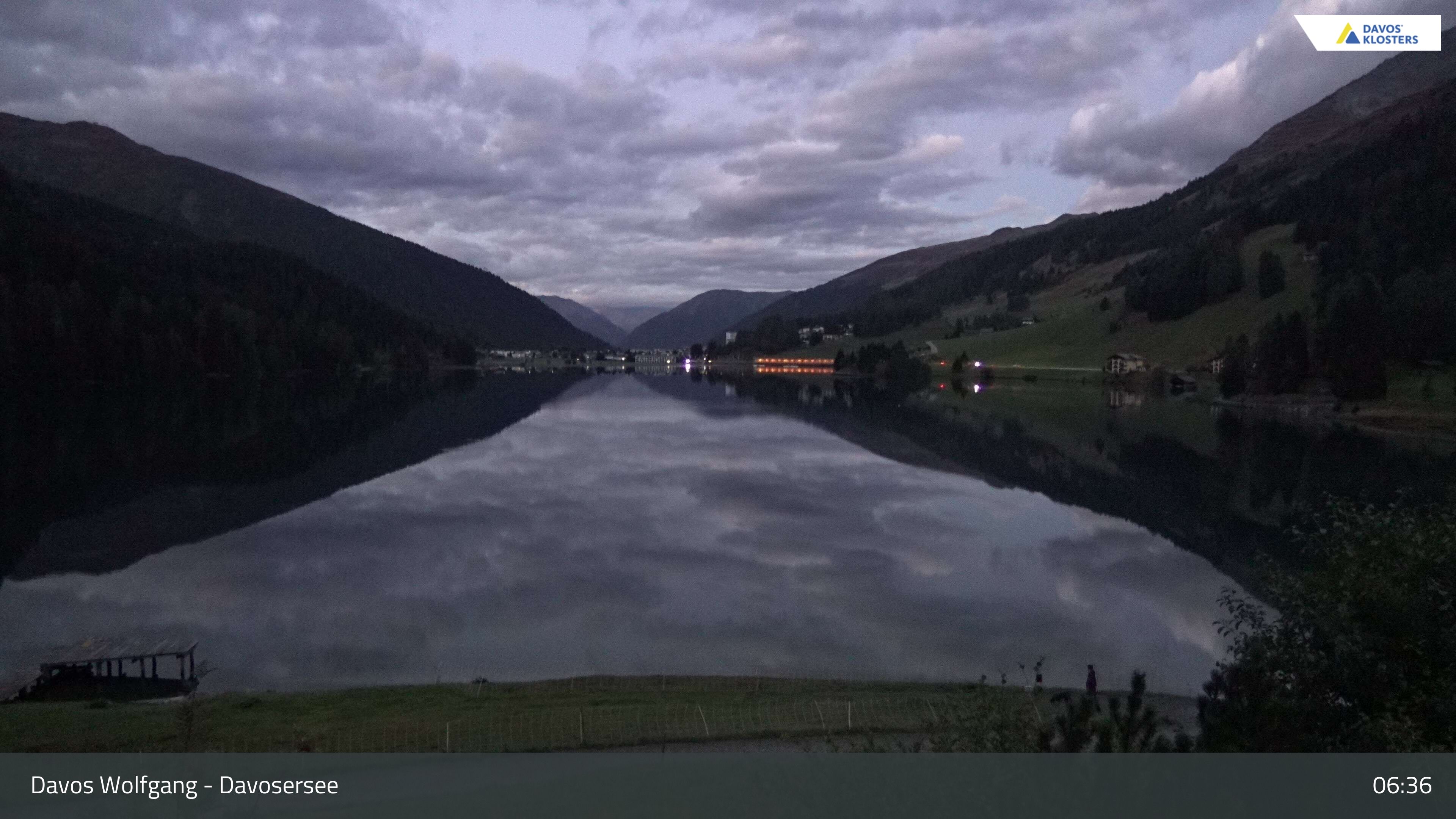 Davos › Südwesten: Alter Höhwaldsteg - Lake Davos