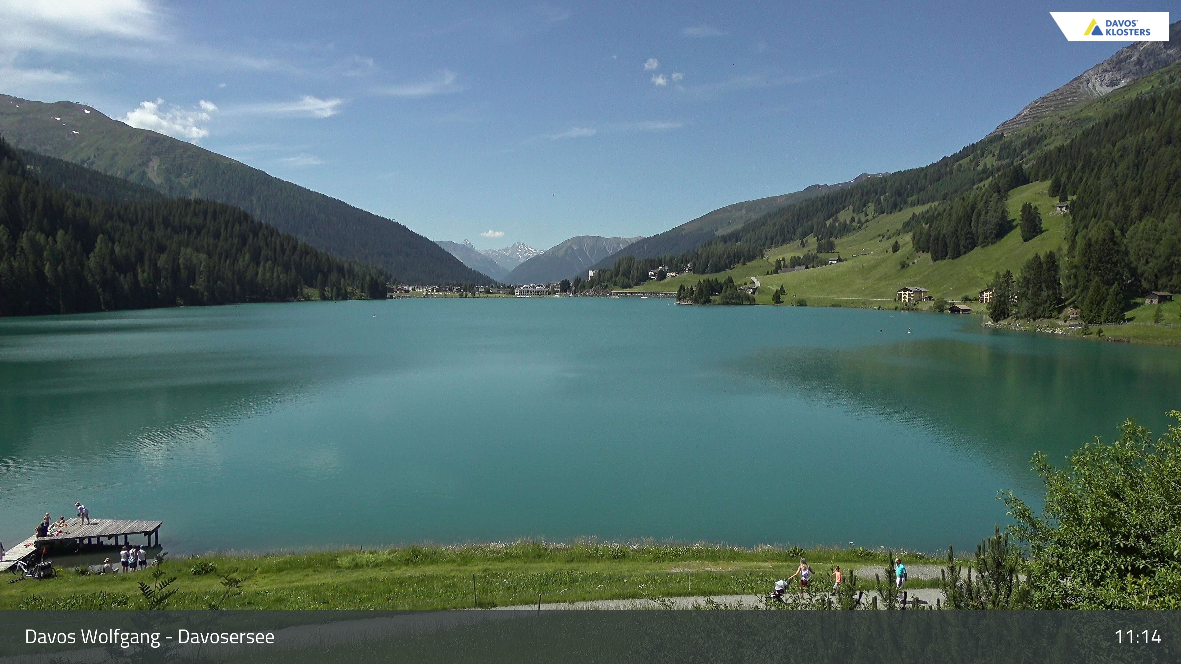 Davos › Südwesten: Alter Höhwaldsteg - Lake Davos