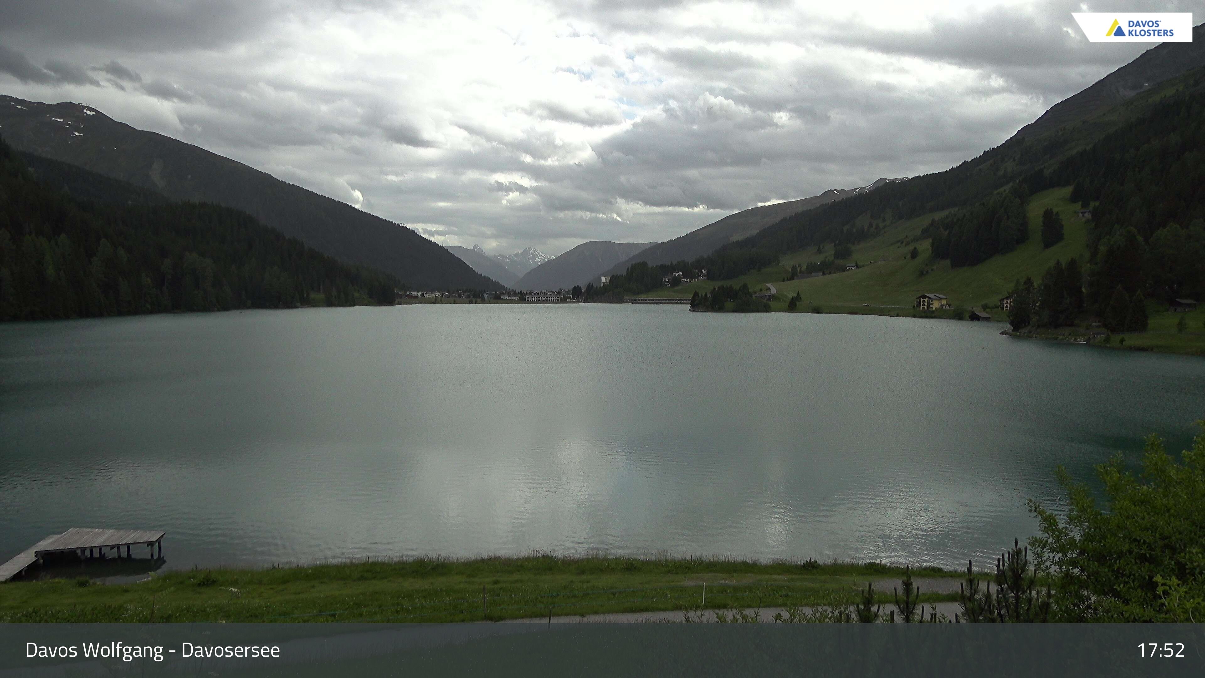 Davos › Südwesten: Alter Höhwaldsteg - Lake Davos