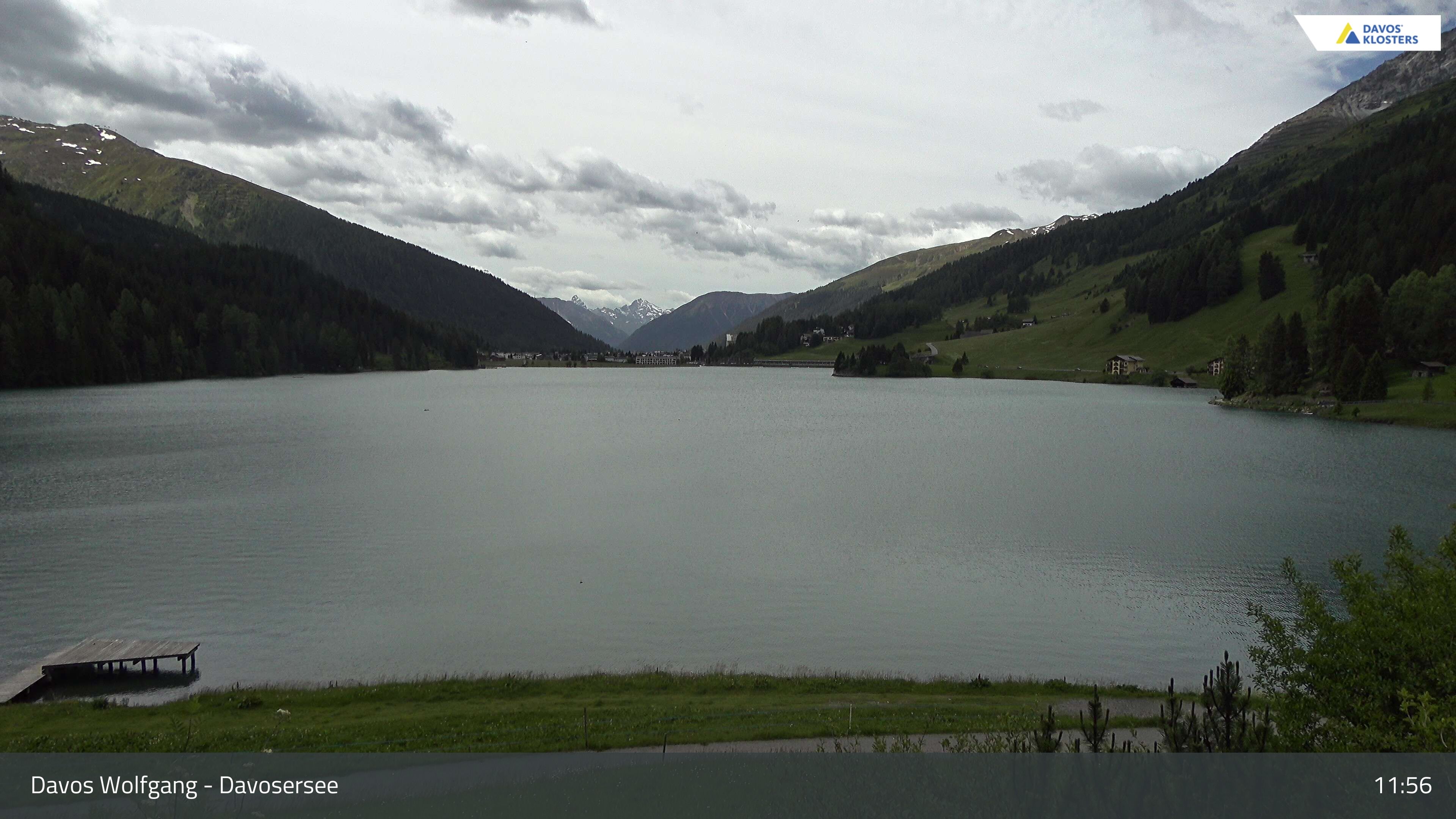 Davos › Südwesten: Alter Höhwaldsteg - Lake Davos