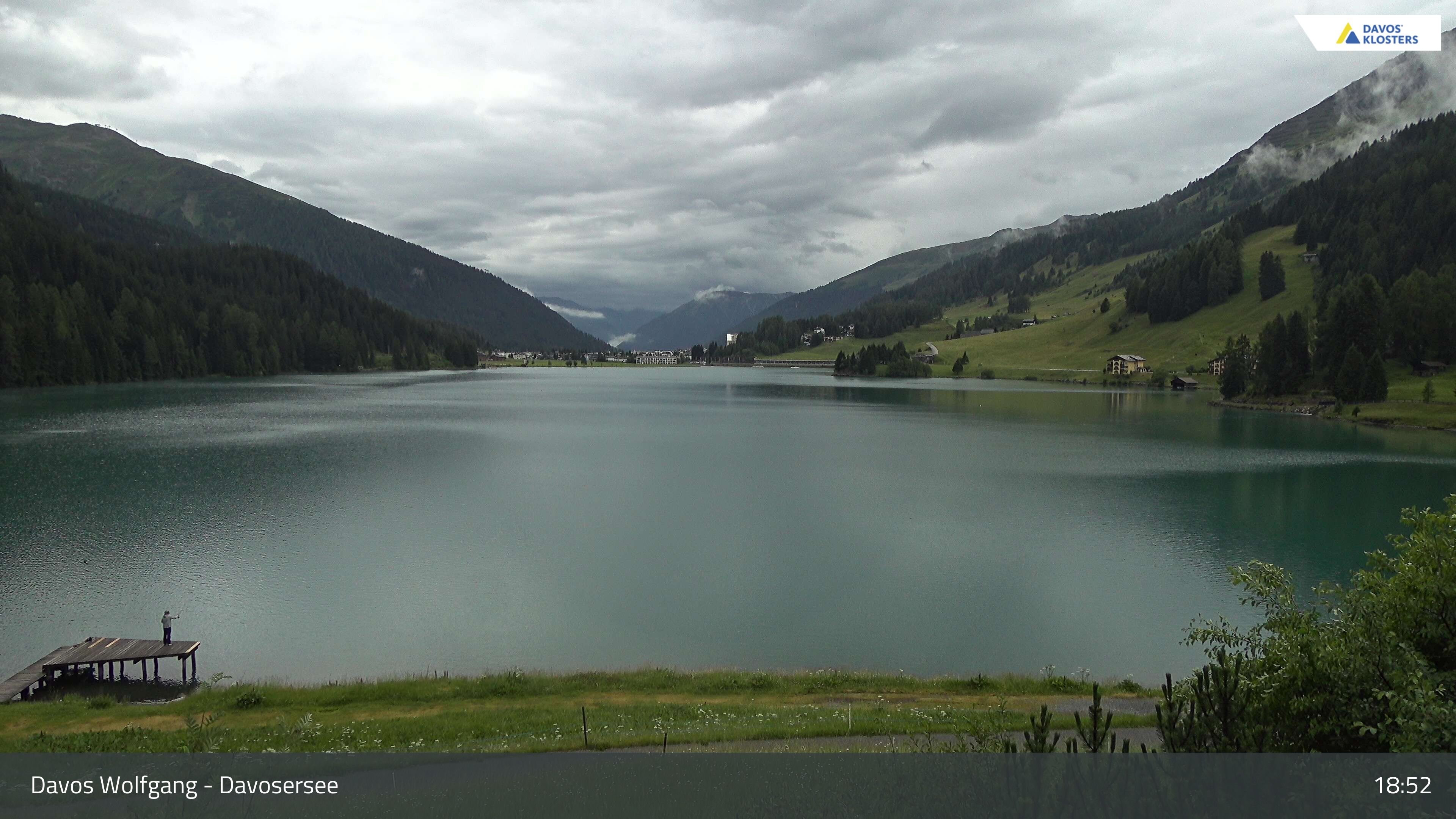 Davos › Südwesten: Alter Höhwaldsteg - Lake Davos