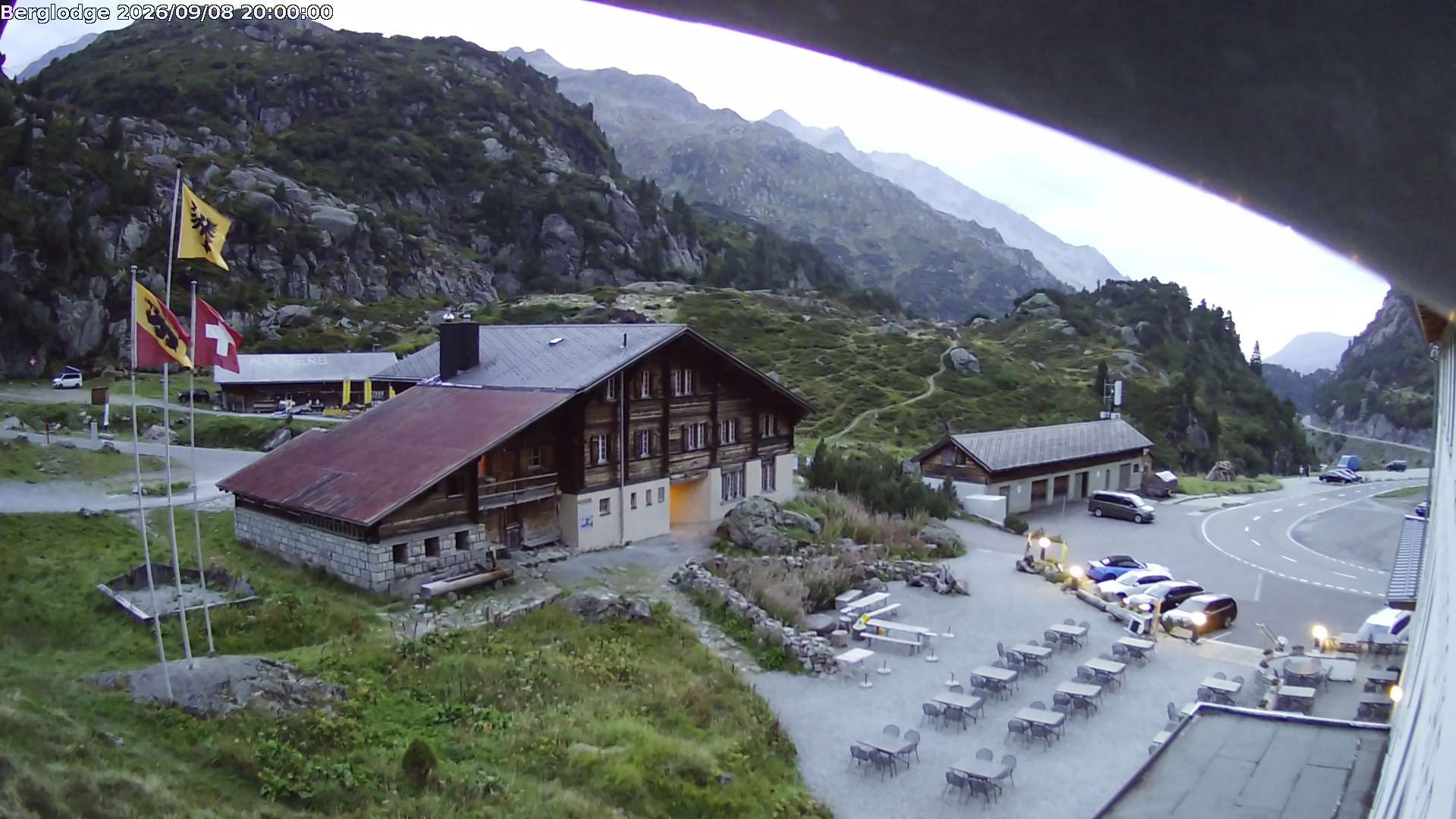 Innertkirchen › Südwesten: Hotel Steingletscher - Blick zur Steinalp Lodge und Giglistock