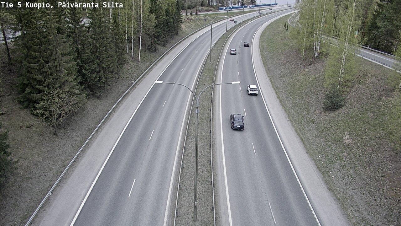 Traffic Cam Kuopio: Tie - Päiväranta silta - Siilinjärvi