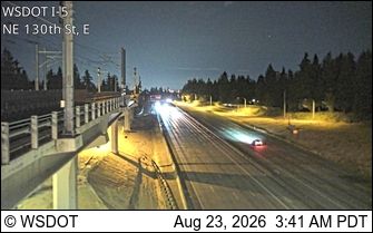 Traffic Cam Seattle: I-5 at MP 173.8: NE 130th St