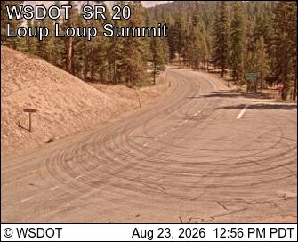 Traffic Cam Okanogan › East: SR 20 at MP 214.5: Loup Loup (Looking East)