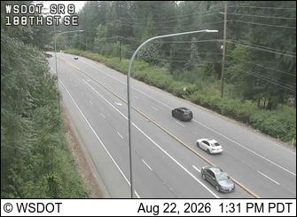 Traffic Cam Brier: SR 9 at MP 3.1: 188th St SE