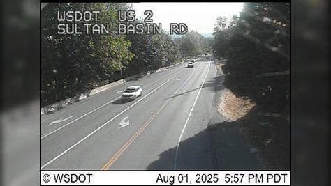 Traffic Cam Sultan › East: US 2 at MP 23.2 - Basin Rd
