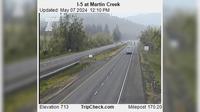 Cottage Grove: I-5 at Martin Creek - Day time