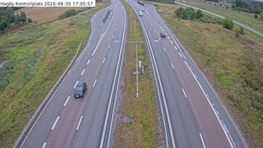 Traffic Cam Rebbegarden: Kontrollplats Hagby