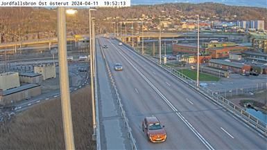 Traffic Cam Norra Hisingen: Jordfallsbron Öst österut
