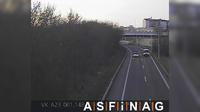 Vosendorf: A, bei Knoten Inzersdorf, Blickrichtung Hirschstetten - Km ,