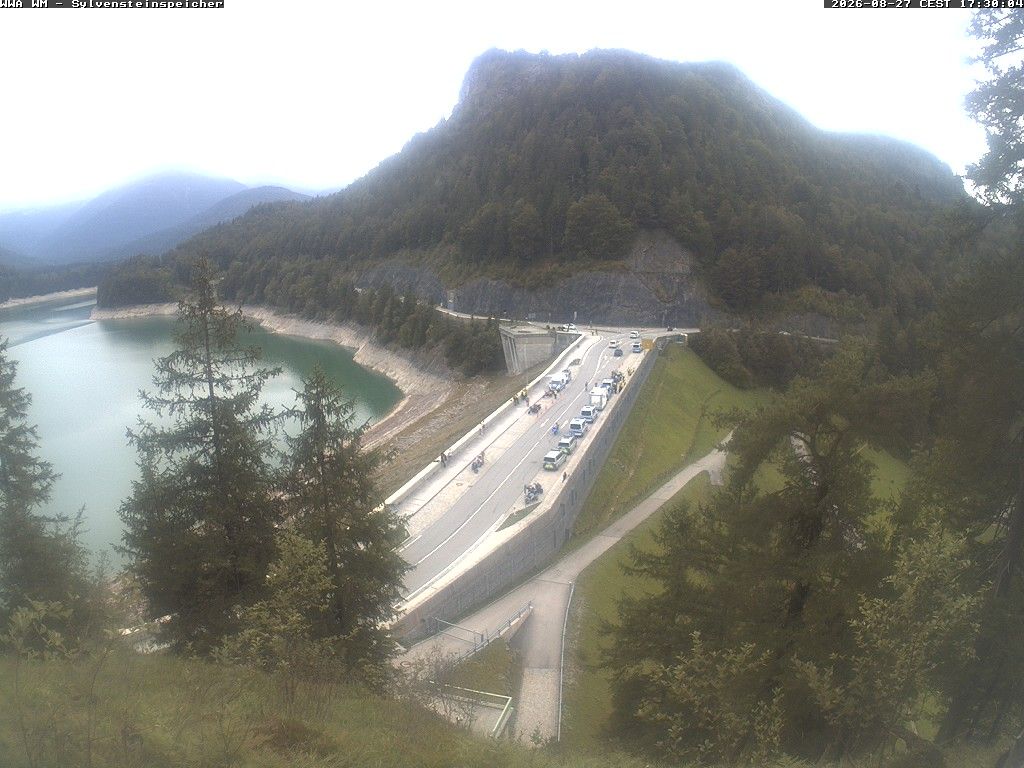 Traffic Cam Lenggries: Sylvensteinsee
