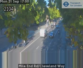 Traffic Cam Heathfield and Waldron: Mile End Rd/Cleveland Way