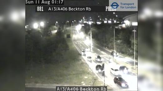 Traffic Cam Heathfield and Waldron: A13/A406 Beckton Rb