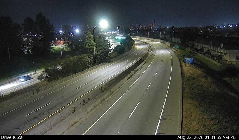 Traffic Cam Delta › West: Hwy 91A at Boundary Road, looking west