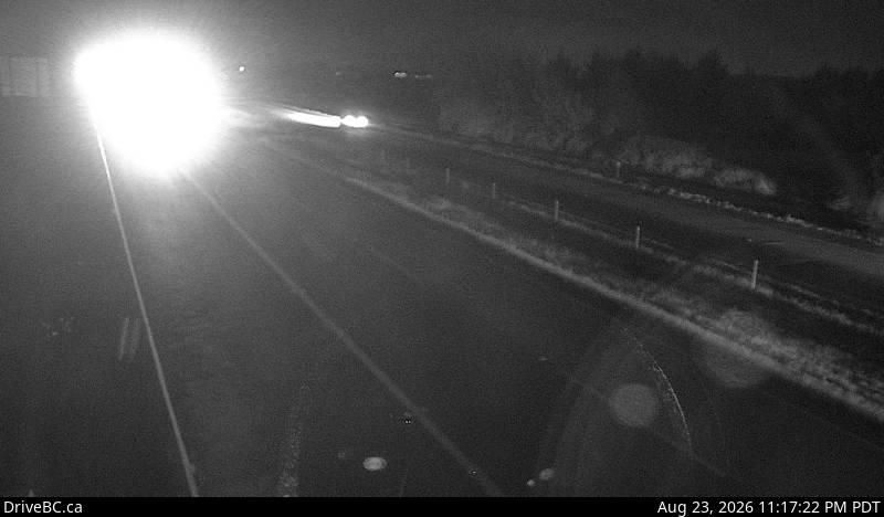 Traffic Cam Surrey › East: Hwy 99, near Hwy 91 around Mud Bay in - looking east on Hwy 99 southbound