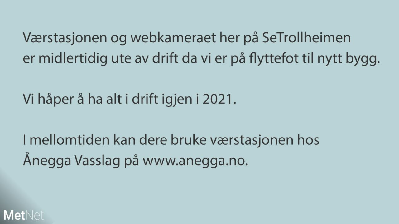 Traffic Cam Nerskogen › South-West: Nerskogen store - Minnilldalsmyran - Minnilla - Blåhø - Rennebu Municipallity - Oppdal - Trollheimen - Høghøa