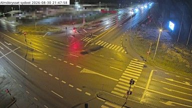 Traffic Cam Myggenas: Almökrysset sydost