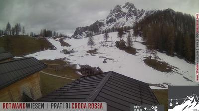 Preview delle webcam di Sexten - Sesto › South-East: Rotwandwiesen Chalets