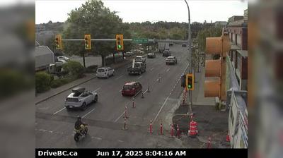 Saanich Traffic: Hwy 17 Southbound View