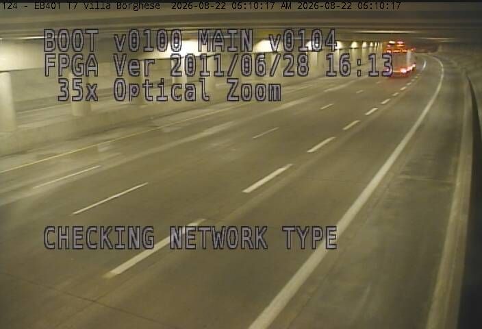 Traffic Cam Lasalle: 401 in Villa Borghese Tunnel East Portal