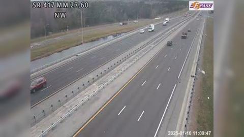 Traffic Cam Stoneybrook East: SR 417 at Curry Ford