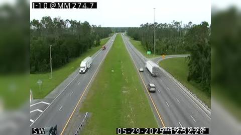 Traffic Cam Dickert: I-10 @ US-90 (Exit 275)