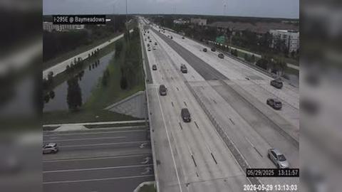 Traffic Cam Jacksonville: I-295 E at Baymeadows Rd