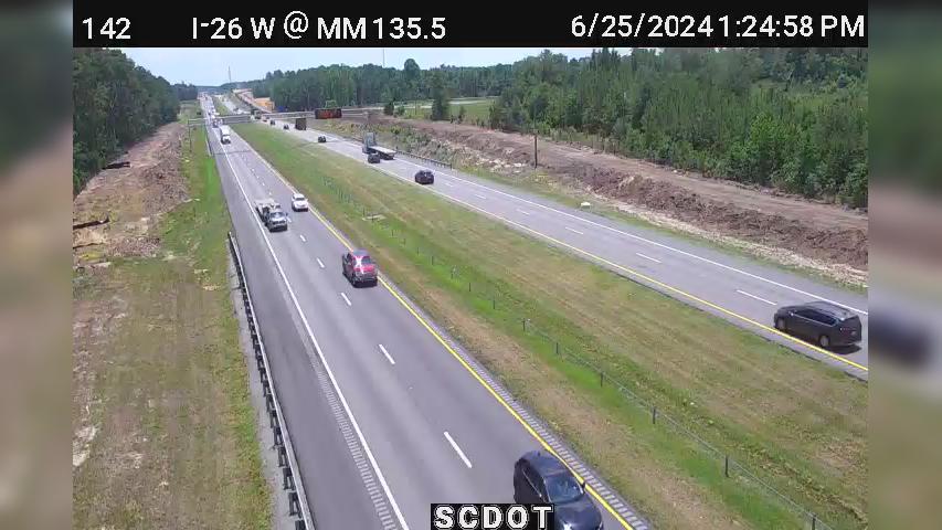 Traffic Cam Saint Matthews: I-26 W @ MM 135.5