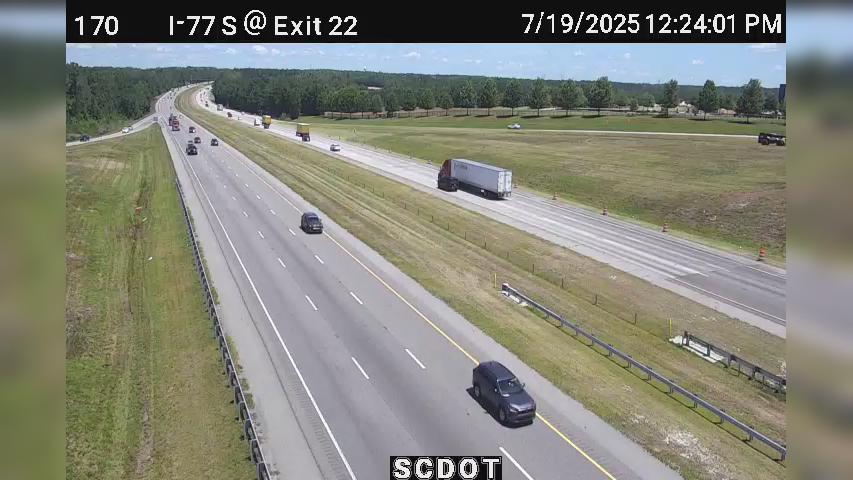 Traffic Cam North Pines: I-77 S @ MM