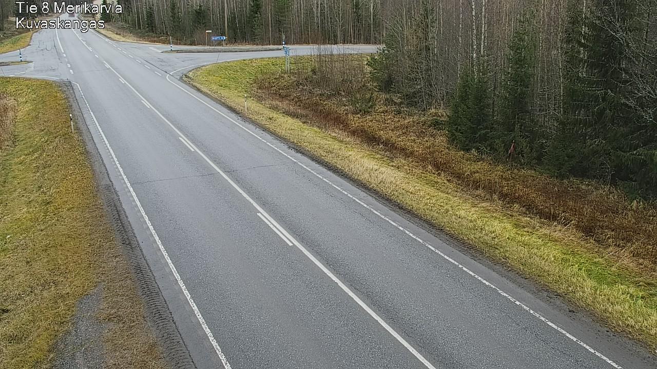 Traffic Cam Merikarvia: Tie - Kuvaskangas - Poriin