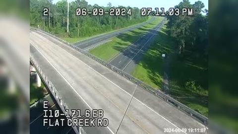 Traffic Cam Greensboro: I10-MM 171.6EB-Flat Creek Rd