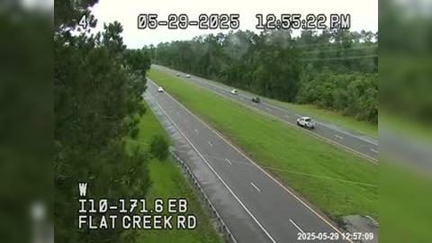 Traffic Cam Greensboro: I10-MM 171.6EB-Flat Creek Rd