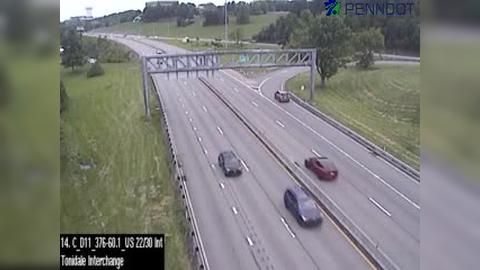 Traffic Cam Robinson Township: I-376 @ EXIT 60A (WEST US 22/US 30 WEIRTON, WV)