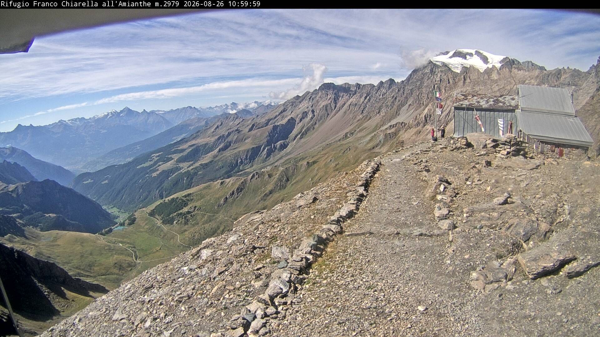 Traffic Cam Ollomont: Rifugio Chiarella Amiante