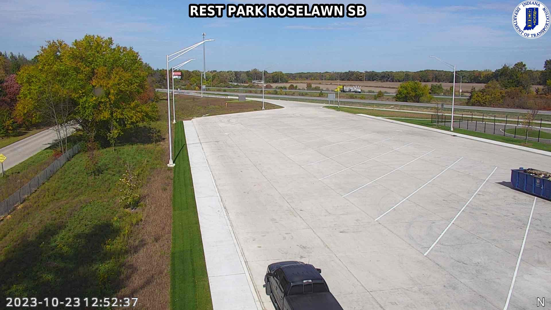 Traffic Cam Forest City: I-65: REST PARK ROSELAWN SB: REST PARK ROSELAWN SB