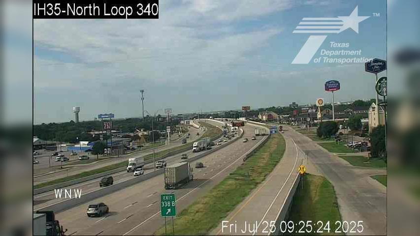 Traffic Cam Bellmead › South: I35@Loop 340-Waco