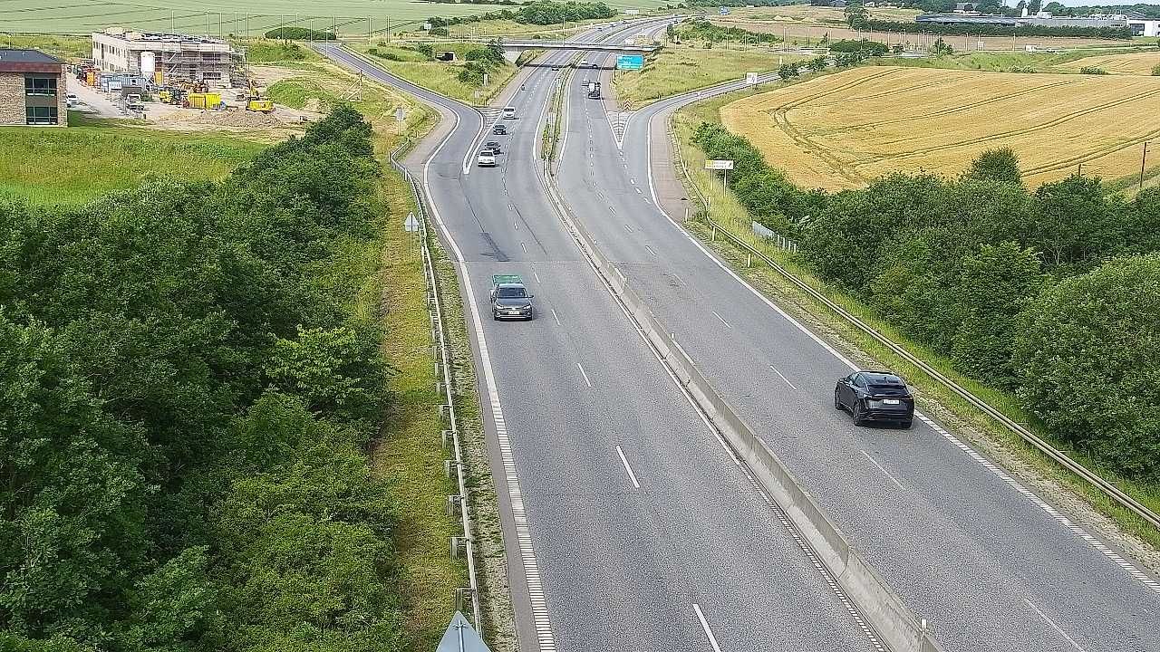 Traffic Cam Dybbol: Sønderborg, Alssundbroen, Blickrichtung West