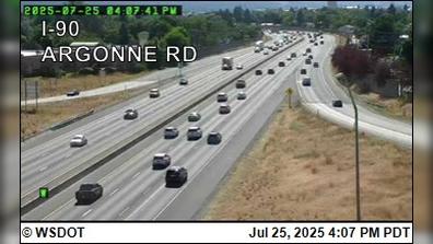 Traffic Cam Liberty Lake: I-90 at MP 287.8: Argonne Rd