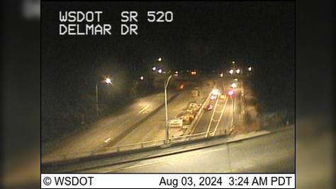 Traffic Cam Seattle: SR 520 at MP 0.2: Delmar Dr E